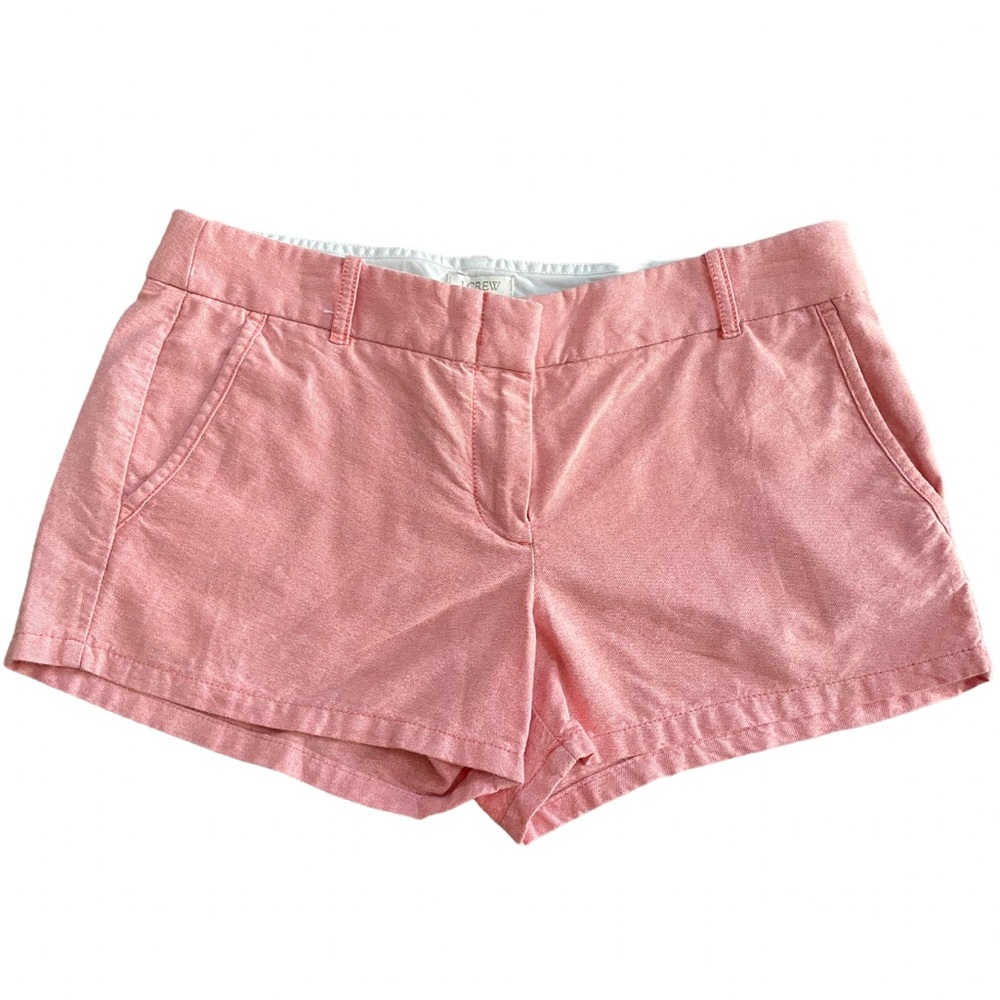Women's J. Crew Factory City Fit Red Cotton Shorts Size 6